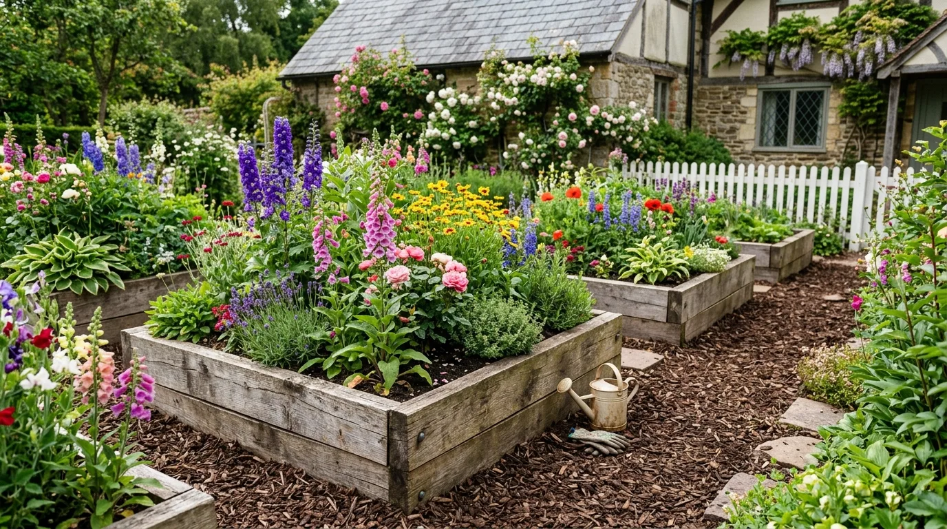 Cottage-Style Wooden Beds